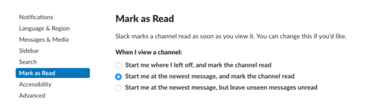 mark as read